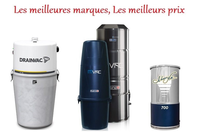 aspirateurs centraux, balayeuses centrales